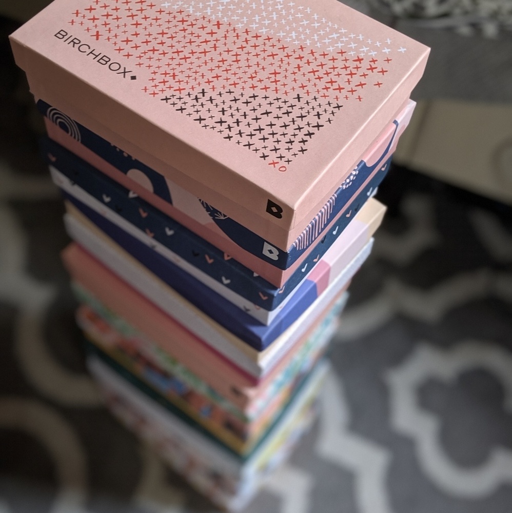 Birchbox boxes